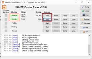 Xampp control